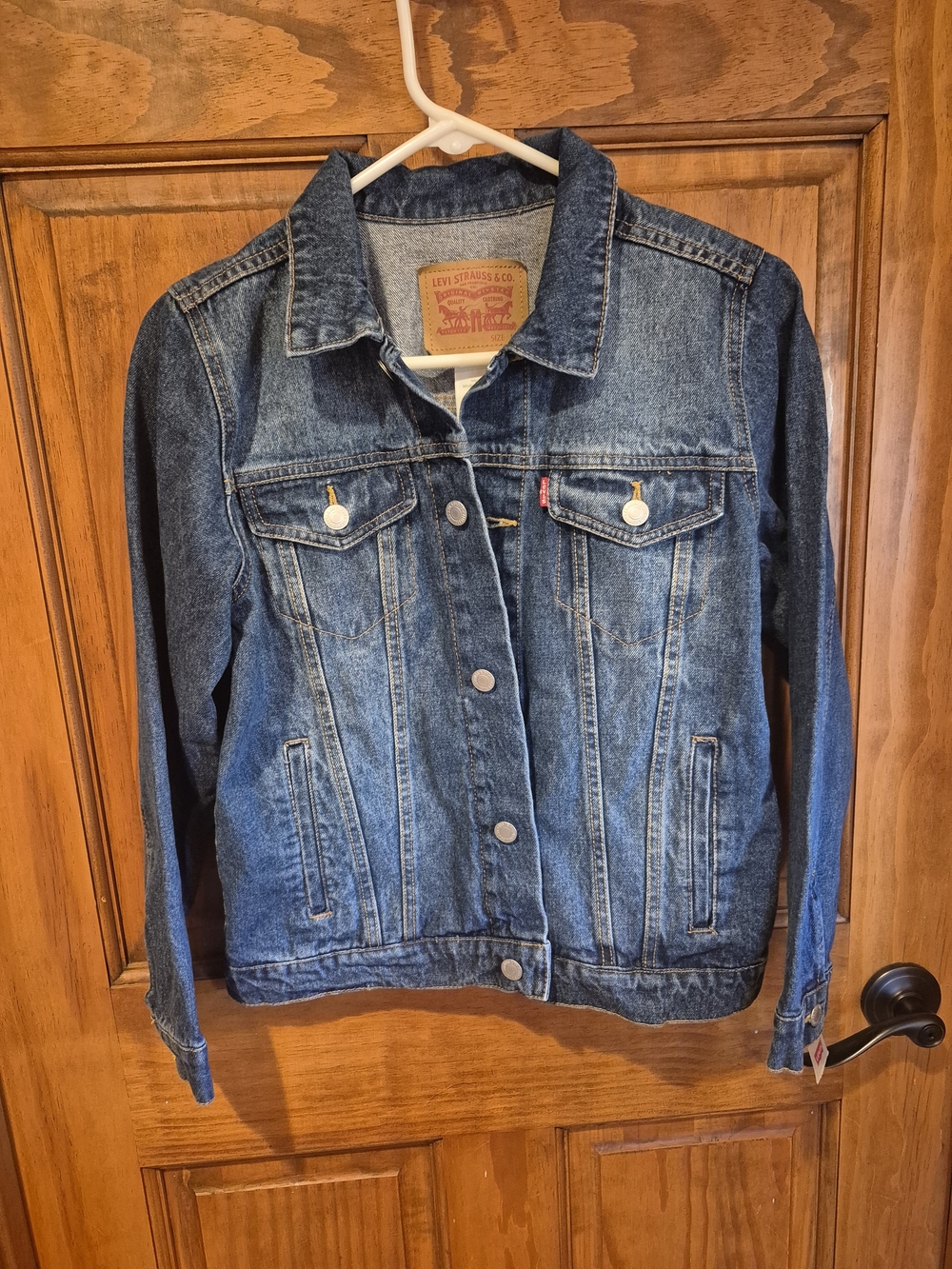 Levi's Kids Dark Blue Denim Trucker Jacket